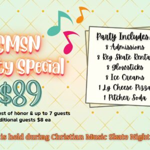 Christian Music Skate Night Party Special