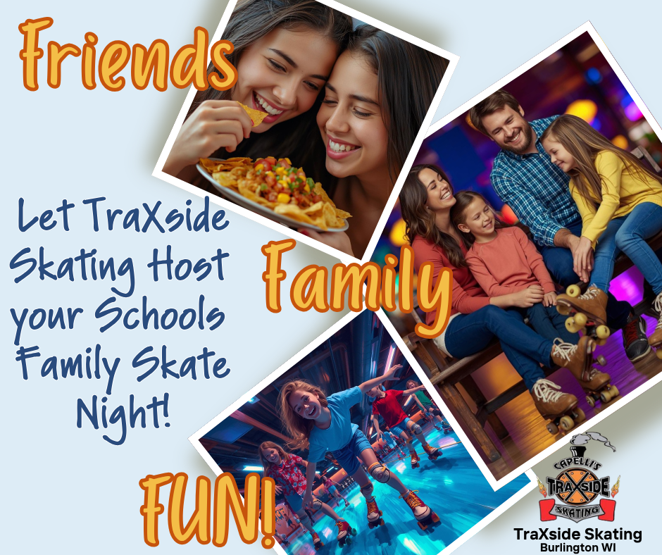 Parent/Teacher Group FUNdraisers & Family FUN Skate Events 